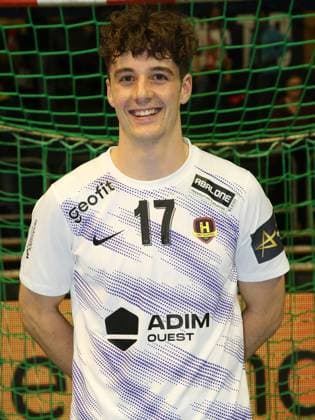 Swiss handball player Noam Leopold HBC Nantes ,17 Handball EHF Champions League Season 2024 25 Group B 5 Matchday SC Magdeburg HBC Nantes on 16 10 2024 at Getec Arena Magdeburg 1089914584 Swiss handball player Noam Leopold HBC Nantes ,17 Handball EHF Champions League Season 2024 25 Group B 5 Matchday imago images 0775271886