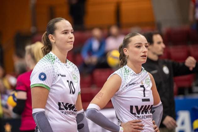 Volleyball, Women, VBL, Allianz MTV Stuttgart - USC Münster