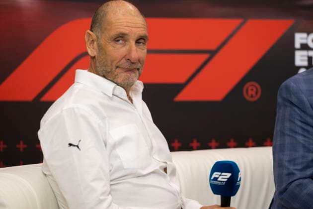 December 5, 2024, Abu Dhabi, United Arab Emirates: F2 F3 CEO BRUNO MICHEL speaks at a press conference, PK, Pressekonferenz announcing an exclusive petrol racing fuel partnership with Saudi Aramco to produce 100% sustainable fuel for the feeder series , during media day of the 2024 Formula 1 Abu Dhabi Grand Prix at the Yas Marina Circuit. Abu Dhabi United Arab Emirates - ZUMAb177 20241205_aap_b177_007 Copyright: xTaidghxBarronx