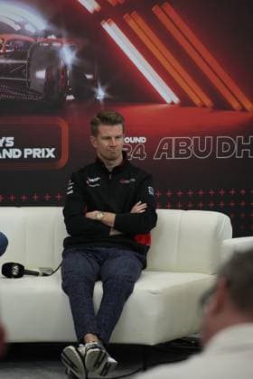 Formula 1 Etihad Airways Abu Dhabi Grand Prix 2024 05 12 2024, Yas Marina Circuit, Abu Dhabi, Formula 1 Etihad Airways Abu Dhabi Grand Prix 2024 , pictured Nico Hülkenberg DEU , MoneyGram Haas F1 Team nordphotoxGmbHx xBratic nph00250