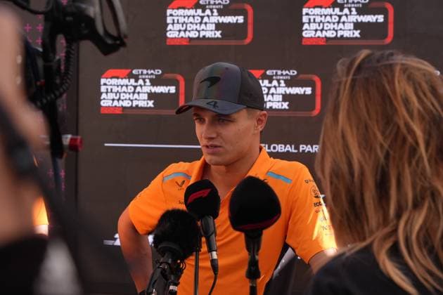 05 12 2024, Yas Marina Circuit, Abu Dhabi, Formula 1 Etihad Airways Abu Dhabi Grand Prix 2024 , in the picture Lando Norris GBR , McLaren F1 Team Photo by Hasan Bratic DeFodi Images Defodi 506 20241205 hbr 1202