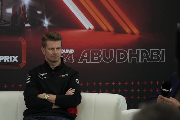 Formula 1 Etihad Airways Abu Dhabi Grand Prix 2024 05 12 2024, Yas Marina Circuit, Abu Dhabi, Formula 1 Etihad Airways Abu Dhabi Grand Prix 2024 , pictured Nico Hülkenberg DEU , MoneyGram Haas F1 Team nordphotoxGmbHx xBratic nph00250