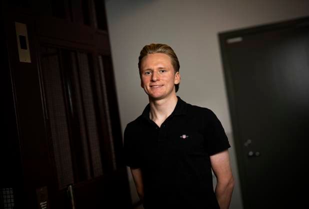 STOCKHOLM, SWEDEN 20241205 Cyclist Edvin Lovidius, who is part of the new Swedish professional team Lucky Sport Cycling Team The cycling team is aiming to participate in the Tour de France and other major cycling races STOCKHOLM SWEDEN PER x10050x  Copyright: xPontusxLundahl TTx LUCKY SPORT CYCLING TEAM