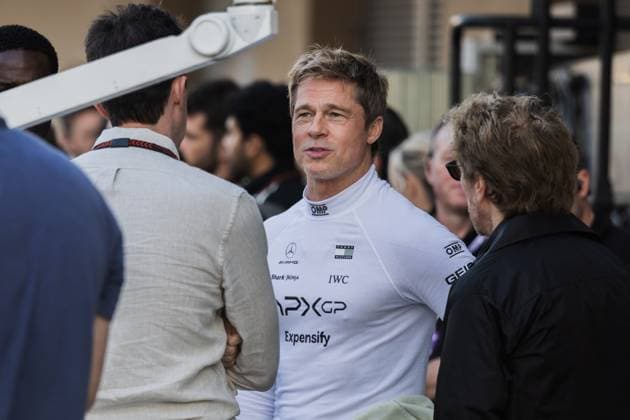 Yas Marina Circuit, Abu Dhabi, United Arab Emirates 5.December.2024; Brad Pitt of United States of America and actor is shooting new F1 film during Formula One Abu Dhabi GP  (275332202)