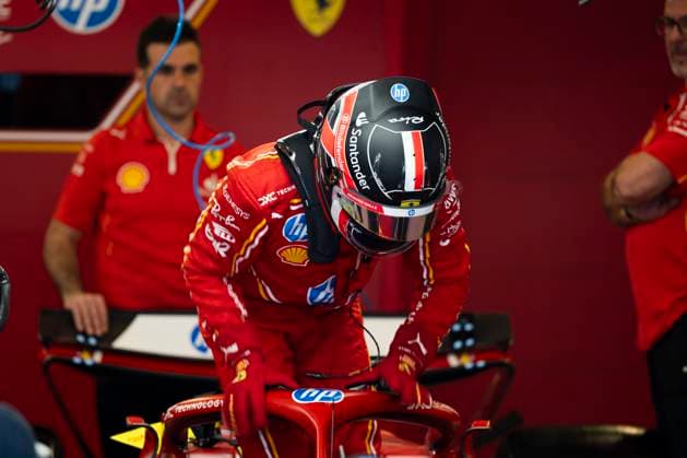 December 5, 2024, Abu Dhabi, United Arab Emirates: ARTHUR LECLERC, brother of F1 driver Charles Leclerc during a seat fitting in preparation to drive for Scuderia Ferrari during FP1 during media day of the 2024 Formula 1 Abu Dhabi Grand Prix at the Yas Marina Circuit. Abu Dhabi United Arab Emirates - ZUMAb177 20241205_aap_b177_074 Copyright: xTaidghxBarronx