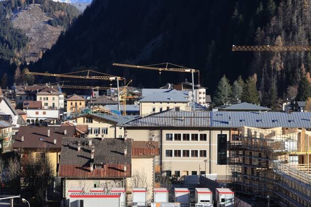 On the road to Olympic Games, Olympische Spiele, Olympia, OS 2026 Pierre Teyssot MAXPPP ; On the road to the Milano Cortina Winter Olympic Games 2026 in Val Di Fiemme. Predazzo, Italy on December 5, 2024. Olympic Village for the Athletes which will then become a military school for Guardia di Finanzia Pierre Teyssot Maxppp Predazzo Trentino Italy  Copyright: xMAXPPPxPierrexTeyssotx TEP65095 TEP65095
