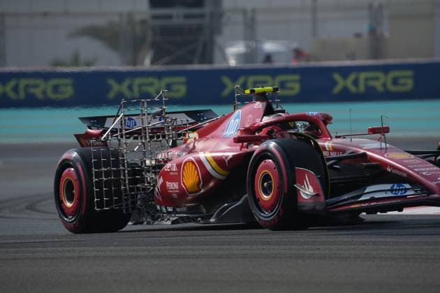 Formula 1 Etihad Airways Abu Dhabi Grand Prix 2024 06 12 2024, Yas Marina Circuit, Abu Dhabi, Formula 1 Etihad Airways Abu Dhabi Grand Prix 2024 , in the picture Arthur Leclerc MCO , Scuderia Ferrari HP nordphotoxGmbHx xBratic nph00250