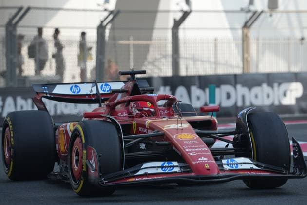06 12 2024, Yas Marina Circuit, Abu Dhabi, Formula 1 Etihad Airways Abu Dhabi Grand Prix 2024 , in the picture Charles Leclerc MCO , Scuderia Ferrari HP Photo by Hasan Bratic DeFodi Images 2137