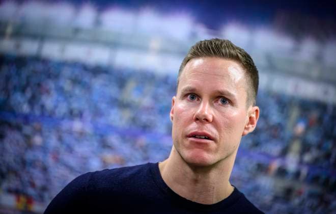 MALMÖ 2024 12 06 MFF s Niklas Moisander at Friday s press conference at the Eleda stadium in Malmö Moisander announces at the press conference that he is ending his career due to a knee injury MALMÖ SWEDEN x50090x  Copyright: xJohanxNilssonx xTTx MFF PRESS RELEASE NIKLAS MOISANDER