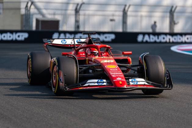 December 6, 2024, Abu Dhabi, United Arab Emirates: Scuderia Ferrari HP Formula 1 Team s Monegasque driver Charles Leclerc seen during the free practice one at the Yas Marina Circuit for the Formula One Abu Dhabi Grand Prix. Abu Dhabi United Arab Emirates - ZUMAs197 20241206_aaa_s197_015 Copyright: xLucaxMartinix