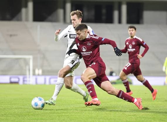 06 12 2023 Soccer Season 2024 2025 2 Soccer Bundesliga 15 Matchday SV Elversberg 1 FC Nürnberg FCN Club Sportfoto Zink DaMa xdaxmax DFL regulations prohibit any use of photographs as image sequences and or quasi video only for editorial use Tom Zimmerschied 29, SV Elversberg Stefanos Tzimas 9, 1 FC Nürnberg FCN