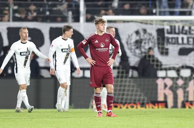 06 12 2023 Soccer Season 2024 2025 2 Soccer Bundesliga 15 Matchday SV Elversberg 1 FC Nürnberg FCN Club Sportfoto Zink DaMa xdaxmax DFL regulations prohibit any use of photographs as image sequences and or quasi video only for editorial use Finn Jeltsch 4, 1 FC Nürnberg FCN disappointed disappointment