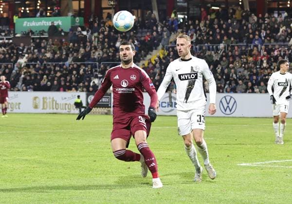 06 12 2023 Soccer Season 2024 2025 2 Soccer Bundesliga 15 Matchday SV Elversberg 1 FC Nürnberg FCN Club Sportfoto Zink DaMa xdaxmax DFL regulations prohibit any use of photographs as image sequences and or quasi video only for editorial use Mahir Emreli 30, 1 FC Nürnberg FCN Maurice Neubauer 33, SV Elversberg