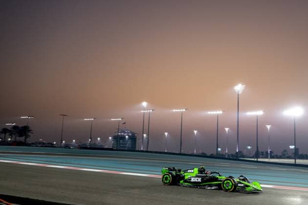 Abu Dhabi - 06-12-2024, Yas Marina Circuit, Zhou Guanyu at the Formula 1 United Arab Emirates Grand Prix 2024 Friday Formula 1 United Arab Emirates Grand Prix 2024 Friday  x26908216x Copyright: