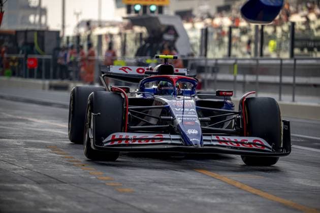 Abu Dhabi - 06-12-2024, Yas Marina Circuit, Ayumu Iwasa at the Formula 1 United Arab Emirates Grand Prix 2024 Friday Formula 1 United Arab Emirates Grand Prix 2024 Friday  x26908202x Copyright: