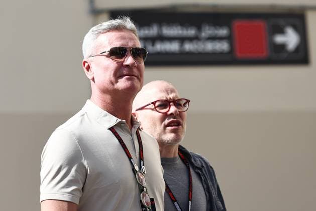 F1 Abu Dhabi Grand Prix 2024 Practice 3 David Coulthard and Jacques Villeneuve before third practice ahead of the Formula 1 Abu Dhabi Grand Prix at Yas Marina Circuit in Abu Dhabi, United Arab Emirates on December 7, 2024. Abu Dhabi United Arab Emirates  Copyright: xJakubxPorzyckix originalFilename:porzycki-f1abudha241207_npP2B.jpg