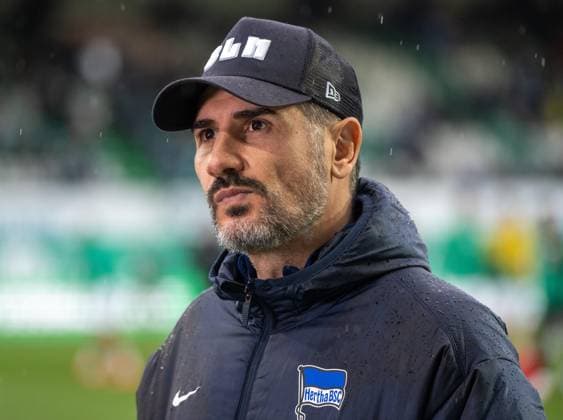 Soccer, Men, Season 2024 2025, 2 Bundesliga 15 Matchday , SpVgg Greuther Fürth Hertha BSC, Coach Cristian Fiel Hertha BSC , 07 12 2024, Copyright: xMatthiasxKochx