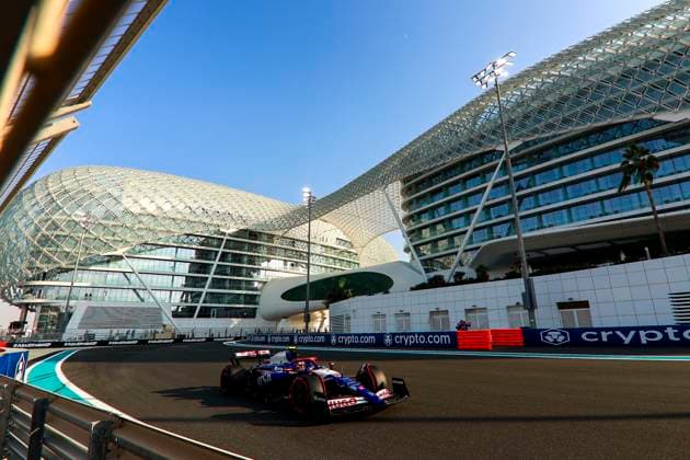 Yuki Tsunoda of Japan and Visa Cash App RB in action, Qualifying, F1 Grand Prix of Abu Dhabi, Yas Marina Circuit on 07 December 2024 in Abu Dhabi, United Arab Emirates Photo by Diogo Cardoso DeFodi Images Yuki Tsunoda of Japan and Visa Cash App RB in action on track FP3, Qualifying, F1 Grand Prix of Abu Dhabi, Yas Marina Circuit on December 7, 2024 in Abu Dhabi, United Arab Emirates Photo by Diogo Cardoso DeFodi Images Defodi 645 f1abu20241207 100 Defodi-645