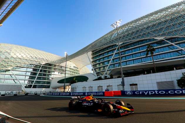 Sergio Perez of Mexico and Oracle Red Bull Racing in action, Qualifying, F1 Grand Prix of Abu Dhabi, Yas Marina Circuit on 07 December 2024 in Abu Dhabi, United Arab Emirates Photo by Diogo Cardoso DeFodi Images Sergio Perez of Mexico and Oracle Red Bull Racing in action on track FP3, Qualifying, F1 Grand Prix of Abu Dhabi, Yas Marina Circuit on December 7, 2024 in Abu Dhabi, United Arab Emirates Photo by Diogo Cardoso DeFodi Images Defodi 645 f1abu20241207 101 Defodi-645