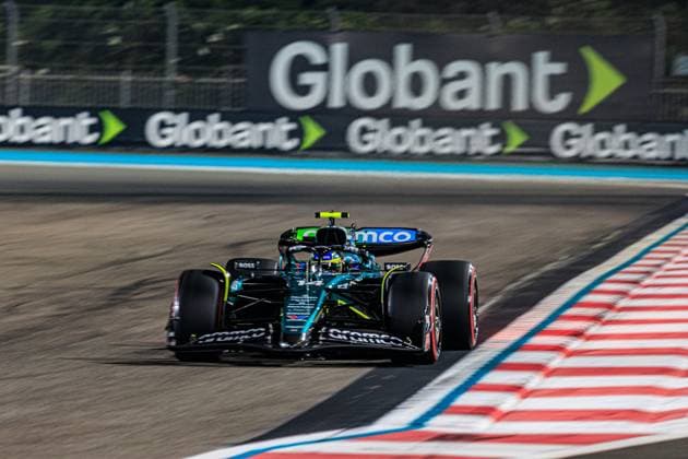 Fernando Alonso (ESP) - Aston Martin Aramco F1 Team - Aston Martin AMR24 - Mercedes during Saturday session of Formula 1 Etihad Airways Abu Dhabi Grand Prix 2024, Yas Marina, Abu Dhabi 6-8 December 2024 Formula 1 Etihad Airways Abu Dhabi Grand Prix 2024