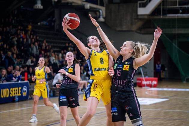 Basketball Berlin 07 12 2024 Season 2024 2025 Toyota DBBL 1 Bundesliga Women, Women Alba Berlin Saarlouis Royals Henriette Höfermann Alba, No 08