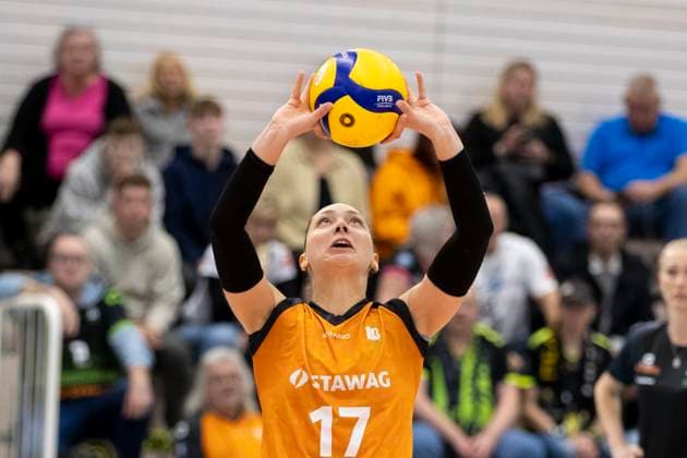 1 Volleyball Bundesliga Women Schwarz Weiss Erfurt vs Ladies in Black Aachen Erfurt 07 12 2024 Kacey Jost 17 Ladies in Black Aachen 1 Volleyball Bundesliga Women Schwarz Weiss Erfurt vs Ladies in Black Aachent Riethsporthalle Erfurt 07 12 2024 Copyright: xBEAUTIFULxSPORTS Duehringx