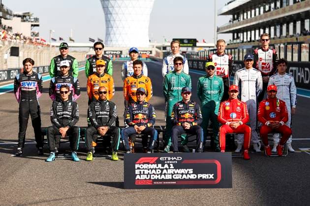 Formula 1, GP Abu Dhabi, Group photo of all F1 drivers
