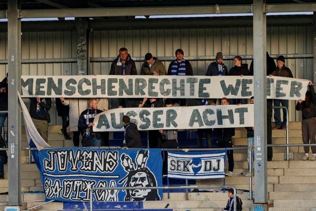 Football, Fans criticise DFB vote to award the World Cup to Saudi Arabia, archive pictures