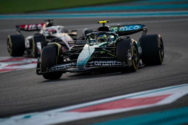 December 8, 2024, Abu Dhabi, United Arab Emirates: Spanish driver FERNANDO ALONSO (Aston Martin F1 Team) drives during the 2024 FIA Formula 1 Abu Dhabi Grand Prix at Yas Marina Circuit in Abu Dhabi, United Arab Emirates. Abu Dhabi United Arab Emirates - ZUMAg147 20241208_fap_g147_002 Copyright: xJamesxGasperottix