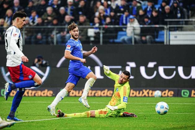 Goal to 2 2 Killan Corredor SV Darmstadt 98, 34 GER, Hamburger SV vs SV Darmstadt 98, Football, 2 Bundesliga, Matchday 15, Season 2024 2025, 08 12 2024 DFL REGULATIONS PROHIBIT ANY USE OF PHOTOGRAPHS AS IMAGE SEQUENCES AND OR QUASI VIDEO GER, Hamburger SV vs SV Darmstadt 98, Football, 2 Bundesliga, Matchday 15, Season 2024 2025, 08 12 2024 Hamburg Copyright: xEibner-Pressefoto MarcelxvonxFehrnx EP_MFN