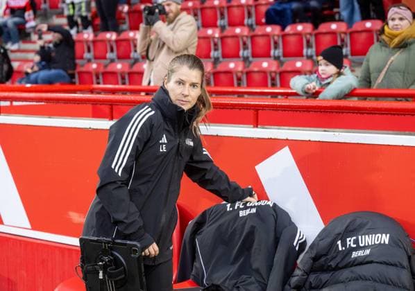 Soccer, Women, Season 2024 2025, 2 Women Bundesliga 12 Matchday , 1 FC Union Berlin VfL Bochum, Individual Coach Marie Louise Eta 1 Women 1 FC Union , 08 12 2024, Copyright: xMatthiasxKochx