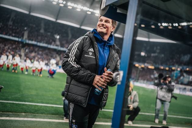Soccer Men Season 2024 2025 2 Soccer Bundesliga 15 Matchday Hamburger SV vs SV Darmstadt 98 08 12 2024 Coach Merlin Polzin HSV Hamburg Volksparkstadion Hamburg Germany