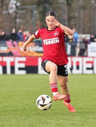 08 12 2024 Soccer Season 2024 2025 2 Women Soccer Bundesliga 12 Matchday 1 FC Nuremberg FCN Club Clubfrauen FSV Gütersloh 2009 Sportfoto Zink DaMa xdaxmax Marina Scholz 7, 1 FC Nuremberg FCN Cropped single image