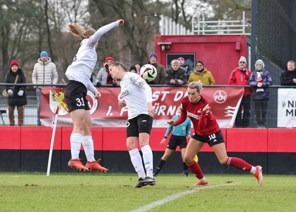08 12 2024 Soccer Season 2024 2025 2 Women Soccer Bundesliga 12 Matchday 1 FC Nuremberg FCN Club Clubfrauen FSV Gütersloh 2009 Sportfoto Zink DaMa xdaxmax Goal Goal Shot to 2 1 Goalscorer Medina Desic 10, 1 FC Nuremberg FCN