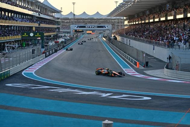 Formula 1 Etihad Airways Abu Dhabi Grand Prix 2024 08 12 2024, Yas Marina Circuit, Abu Dhabi, Formula 1 Etihad Airways Abu Dhabi Grand Prix 2024 , in the picture Lando Norris GBR , McLaren F1 Team nordphotoxGmbHx xBratic nph00250