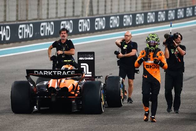 December 8, 2024, Abu Dhabi, United Arab Emirates: Lando Norris of McLaren is seen after winning Formula 1 Abu Dhabi Grand Prix at Yas Marina Circuit on December 8th, 2024 in Abu Dhabi, United Arab Emirates. Abu Dhabi United Arab Emirates - ZUMAz156 0783756096st Copyright: xBeataxZawrzelx