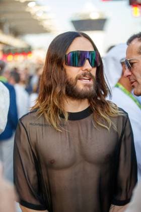 December 8, 2024, Yas Marina, Rieti, Abu Dhabi: Jared Joseph Leto (USA) actor and musician.during Race Day, Sunday of Formula 1 Etihad Airways Abu Dhabi Grand Prix 2024, Yas Marina, Abu Dhabi 6-8 December 2024 Yas Marina Abu Dhabi - ZUMAm217 20241208_zsp_m217_093 Copyright: xAlessioxDexMarcox