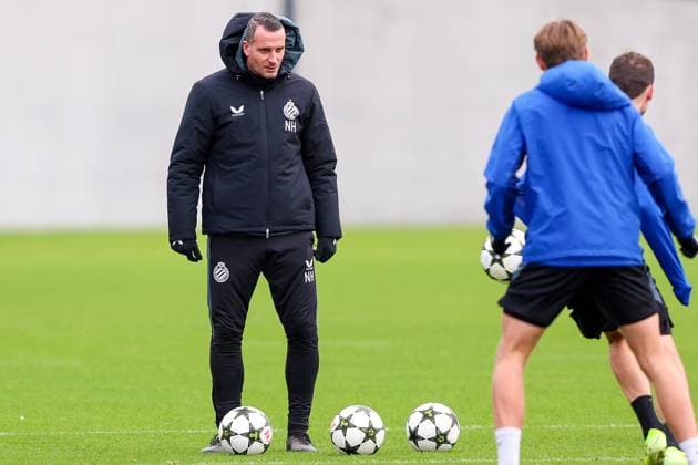 Club Brugge v Sporting CP - UEFA Champions League Media Activities 09 12 2024 WESTKAPELLE, BELGIUM - DECEMBER 09 : Hayen Nicky head coach of Club Brugge pictured during a training session ahead of the UEFA Champions League 2024 25 League Phase MD6 match between Club Brugge and Sporting CP on December 9, 2024 in Westkapelle, Belgium, 09 12 2024  Copyright: xTomasxSiskx