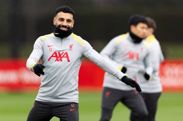 Football - UEFA Champions League - League Phase - Girona FC v Liverpool FC - MD-1 LIVERPOOL, ENGLAND - Monday, December 9, 2024: Liverpool s Mohamed Salah during a training session at the AXA Training Centre ahead of the UEFA Champions League match between Girona FC and Liverpool FC. (Photo by Jessica Hornby Propaganda) LIVERPOOL AXA Training Centre MERSEYSIDE ENGLAND  Copyright: xDavidxRawcliffex P2024-12-09-JH_LFC_Training_Girona-8