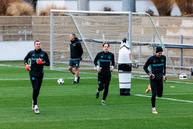 Football, CL, Bayer 04 Leverkusen, Training