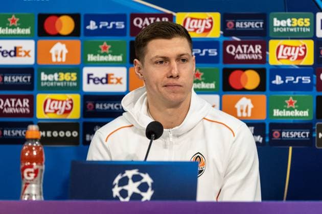 Press conference, FC Shakhtar Donetsk, 09 12 2024 Mykola Matviyenko FC Shakhtar Donetsk, 22 Press conference, FC Shakhtar Donetsk, 09 12 2024 UEFA Champions League FC Shakhtar Donetsk FC Bayern München Arena AufSchalke, Gelsenkirchen Copyright: xBEAUTIFULxSPORTS Buriakovx