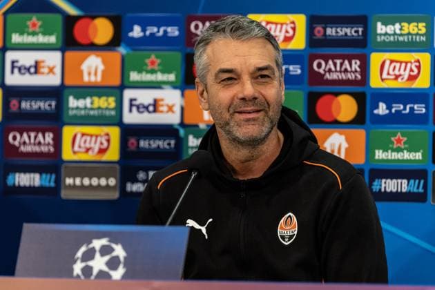 Press conference, FC Shakhtar Donetsk, 09 12 2024 Marino Pusic FC Shakhtar Donetsk, Head Coach Press conference, FC Shakhtar Donetsk, 09 12 2024 UEFA Champions League FC Shakhtar Donetsk FC Bayern Munich Arena AufSchalke, Gelsenkirchen Copyright: xBEAUTIFULxSPORTS Buriakovx
