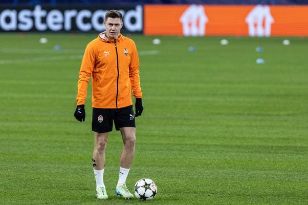 Press conference, FC Shakhtar Donetsk, 09 12 2024 Mykola Matviyenko FC Shakhtar Donetsk, 22 Training, FC Shakhtar Donetsk, 09 12 2024 UEFA Champions League FC Shakhtar Donetsk FC Bayern München Arena AufSchalke, Gelsenkirchen Copyright: xBEAUTIFULxSPORTS Buriakovx