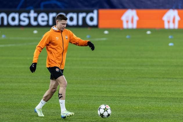 Press conference, FC Shakhtar Donetsk, 09 12 2024 Mykola Matviyenko FC Shakhtar Donetsk, 22 n Training, FC Shakhtar Donetsk, 09 12 2024 UEFA Champions League FC Shakhtar Donetsk FC Bayern München Arena AufSchalke, Gelsenkirchen Copyright: xBEAUTIFULxSPORTS Buriakovx