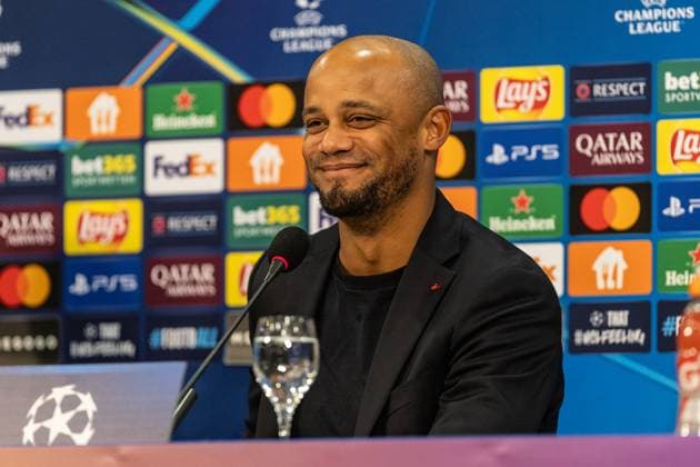 Press conference, FC Bayern Munich, 09 12 2024 Vincent Kompany FC Bayern Munich, Head Coach Press conference, FC Bayern Munich, 09 12 2024 UEFA Champions League FC Shakhtar Donetsk FC Bayern Munich Arena AufSchalke, Gelsenkirchen Copyright: xBEAUTIFULxSPORTS Buriakovx