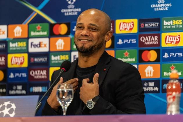 Press conference, FC Bayern Munich, 09 12 2024 Vincent Kompany FC Bayern Munich, Head Coach Press conference, FC Bayern Munich, 09 12 2024 UEFA Champions League FC Shakhtar Donetsk FC Bayern Munich Arena AufSchalke, Gelsenkirchen Copyright: xBEAUTIFULxSPORTS Buriakovx