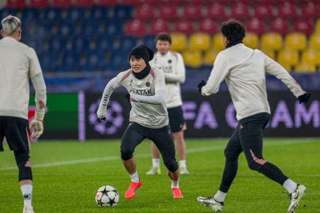 Football, CL, Paris St Germain, Training
