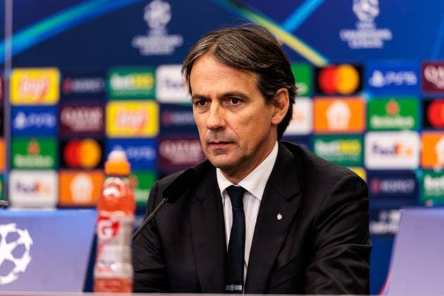 Football, CL, Inter Milan, Press conference