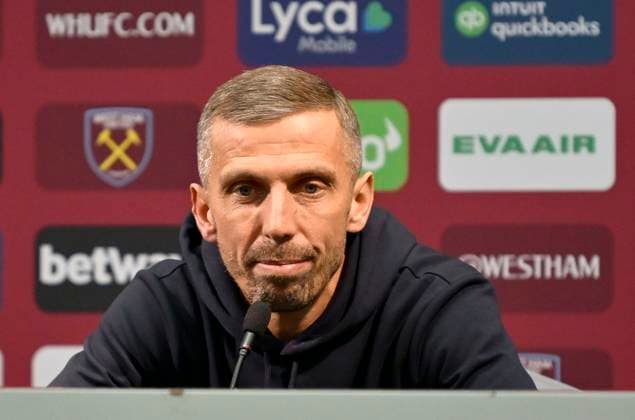 West Ham vs Wolverhampton Wanderers, Premier League Gary O Neil (Wolves, Head Coach) in the after match press conference, PK, Pressekonferenz during the West Ham vs Wolverhampton Wanderers Premier League match at the London Stadium Stratford. Stratford The London Stadium UK Copyright: xMartinxDaltonx WestHam_v_Wolves_091224_MD_060
