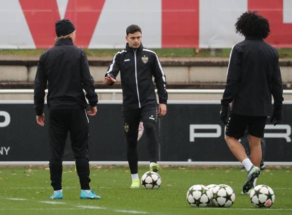 Football, CL, VfB Stuttgart, Training